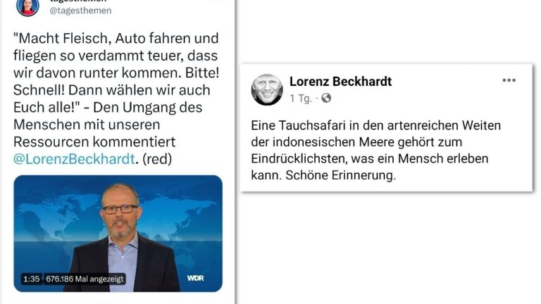 In Den Ard Tagesthemen Forderte Journalist Lorenz Beckhardt Unl Ngst