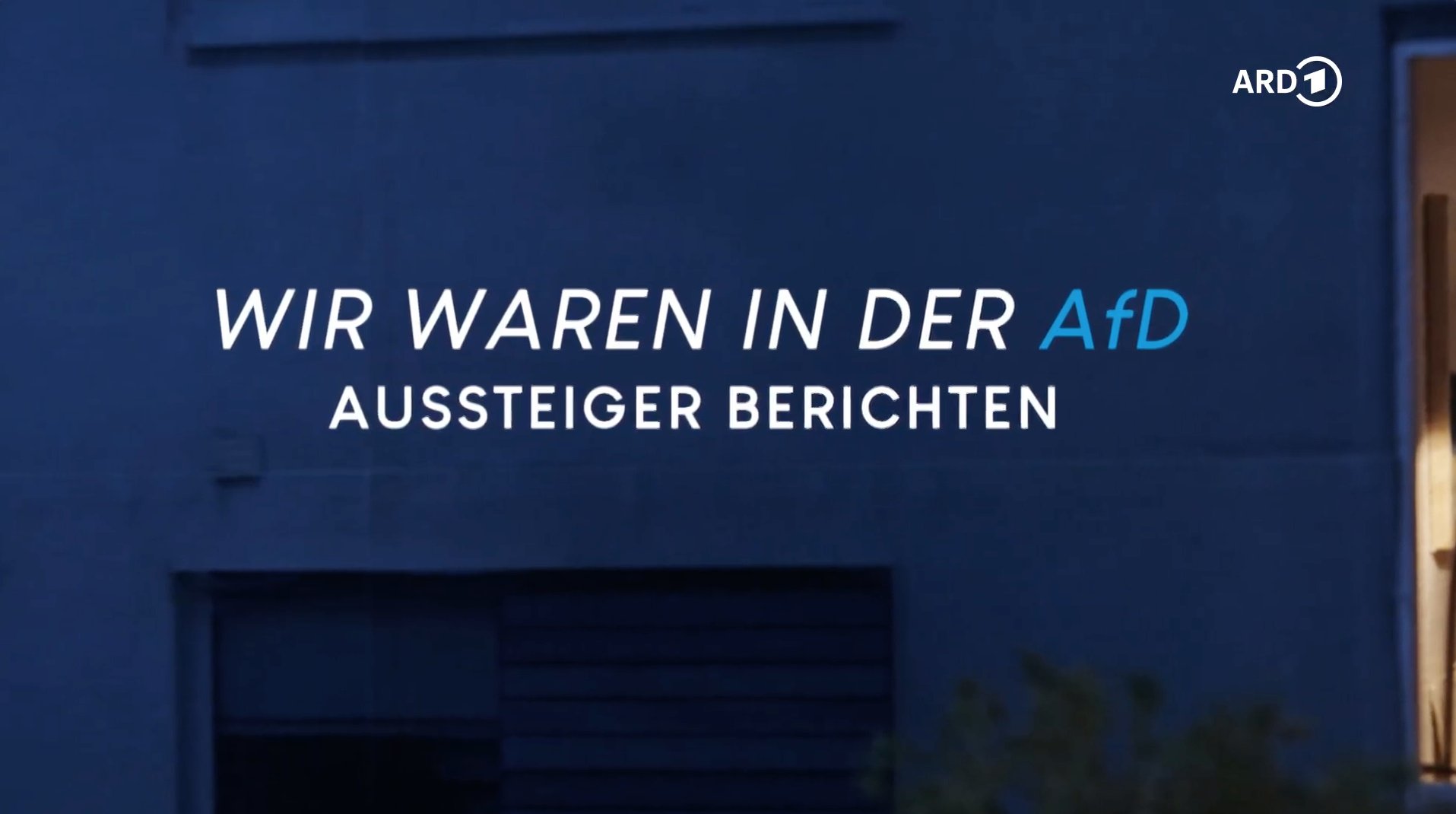 Schulterschluss gegen die AfD: In einer ARD-Doku berichten sechs einstige Mitglieder der Partei von ihren grossen Hoffnungen, die sie in die AfD setzten, und von der Hölle, in der sie landeten. Die Intention ist klar: Man will die Aggression «gegen rechts» weiter befeuern