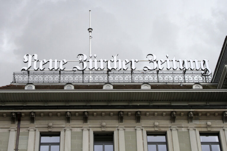 Neue Zürcher Zeitung, Zürich - Neue Zürcher Zeitung, Zürich (KEYSTONE/CHROMORANGE/Ernst Weingartner)