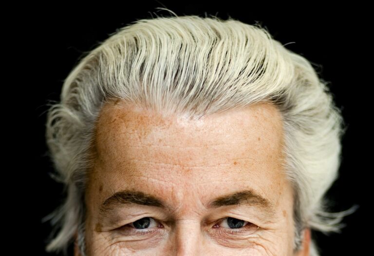 epa05824763 A portrait of Party for Freedom (PVV) leader Geert Wilders in The Hague, The Netherlands, 02 March 2017. Party for Freedom (PVV) leader Geert Wilders is competing in the Dutch national elections taking place on 15 March 2017. EPA/OBIN VAN LONKHUIJSEN