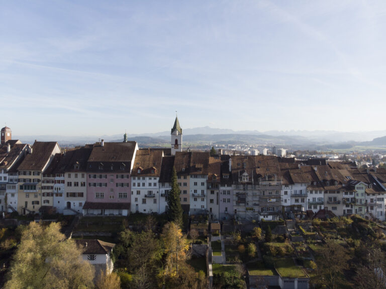 Blick auf die Altstadt, aufgenommen am Freitag, 13. November 2020, in Wil. (KEYSTONE/Gian Ehrenzeller)