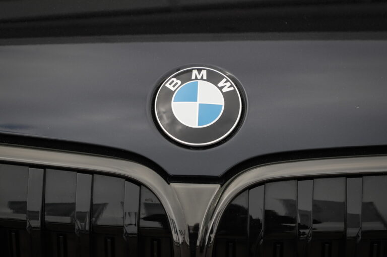 epa09801519 A BMW emblem on the hood of a BMW car in Moscow, Russia, 04 March 2022. As the result of sanctions imposed by the West on Russia, a number of automakers, including Volvo, BMW, Jaguar, Land Rover, Mercedes-Benz, Toyota, Mazda and others, have announced the suspension or limitation of their business in Russia. Russian troops entered Ukraine on 24 February prompting the country's president to declare martial law and triggering a series of severe economic sanctions imposed by Western countries on Russia. EPA/YURI KOCHETKOV