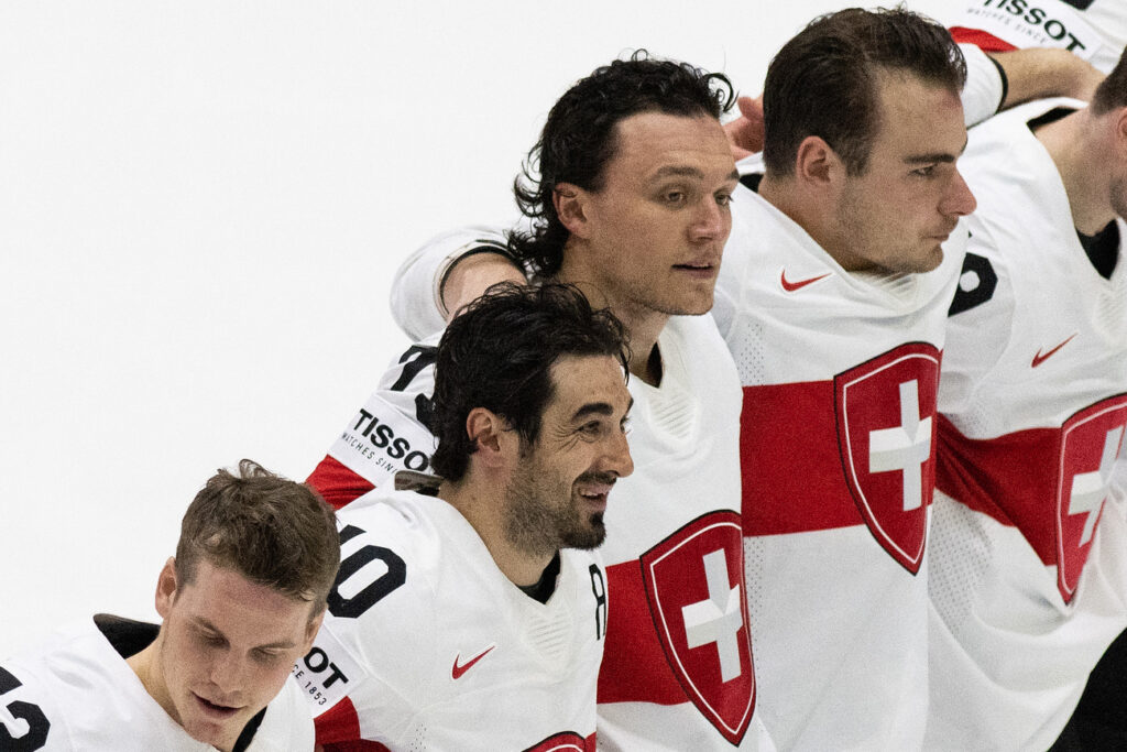 Bereit für den grossen Coup. Die Schweizer Eishockey-Nationalmannschaft schlägt an der WM Rekordweltmeister Kanada 6:3. In Finnland ist alles möglich – auch Gold.