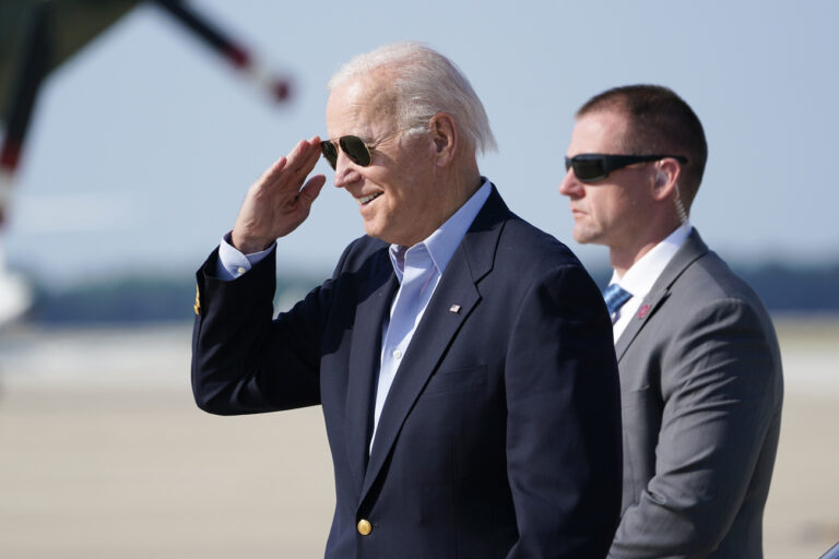 President Joe Biden arrives at Andrews Air Force Base, Md., Thursday, June 30, 2022, as he returns to Washington after attending the Group of Seven summit in Germany and the NATO summit in Spain. (AP Photo/Susan Walsh)