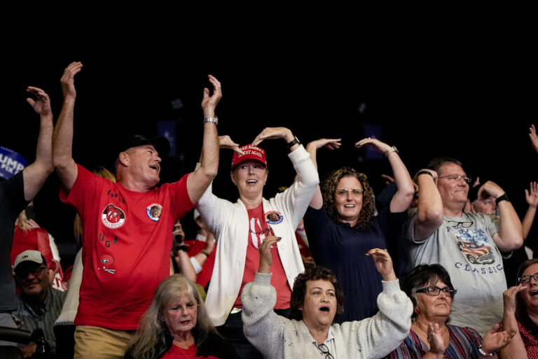 Supporters dance top 