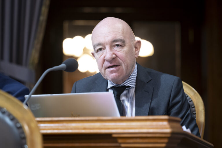 Daniel Jositsch, SP-ZH, spricht waehrend der Wintersession der Eidgenoessischen Raete, am Dienstag, 10. Dezember 2024 im Staenderat in Bern. (KEYSTONE/Anthony Anex)