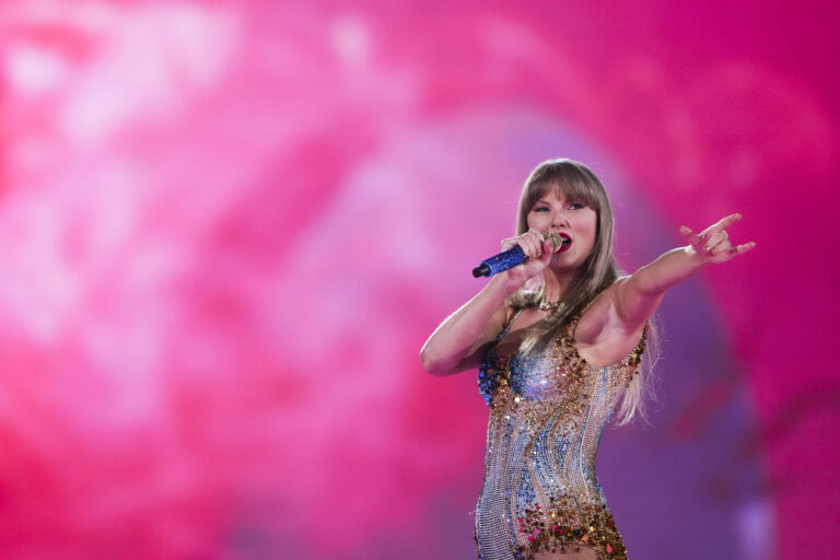 Taylor Swift performs during 