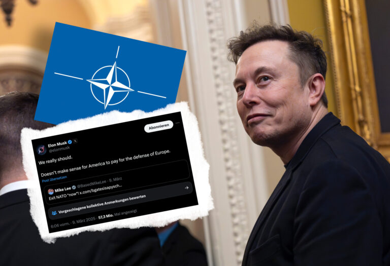 «Das sollten wir wirklich»: Elon Musk fordert Nato-Austritt der USA