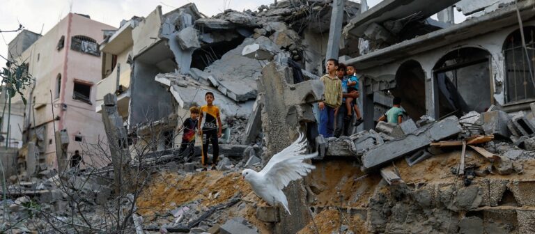 Aftermath of Israeli strikes