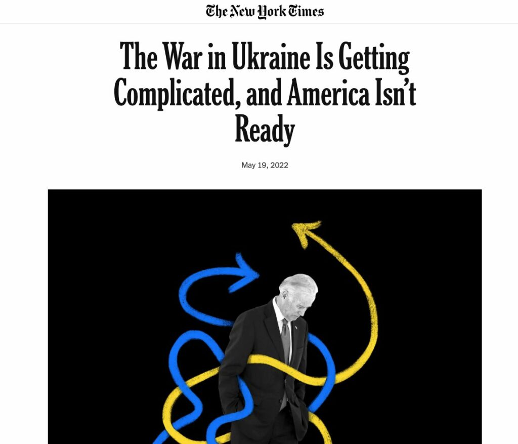 Bemerkenswerte Wende der New York Times: Das Blatt fordert ein Ende des Ukraine-Krieges. Die Solidarität des Westens habe Grenzen
