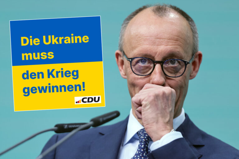 Ukraine <em>first:</em> Die CDU stellt ihren Fokus einen Tag nach der Bundestagswahl auf Krieg