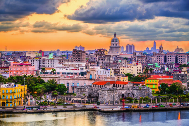 Havana, Cuba downtown skyline.