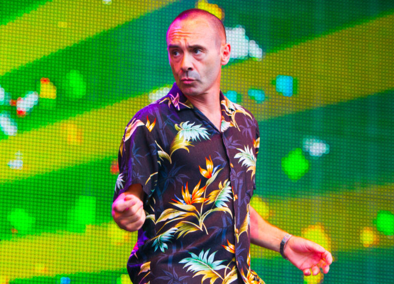 PERTH, UNITED KINGDOM - JULY 20: Mark Reilly of Matt Bianco performs on stage at Rewind Festival Scotland at Scone Palace on July 20, 2014 in Perth, United Kingdom. (Photo by Lorne Thomson/Redferns via Getty Images)